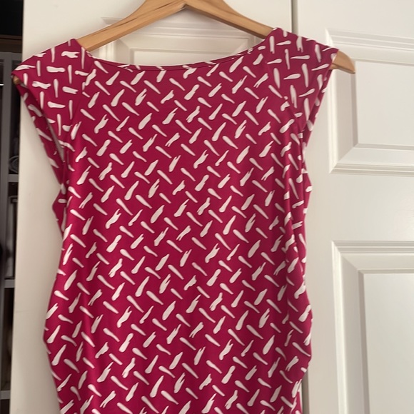 Diane Von Furstenberg Gabi Dash Weave Magenta - Picture 4 of 5